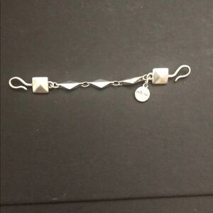 Stella & Dot Silver Geometric Necklace Extender